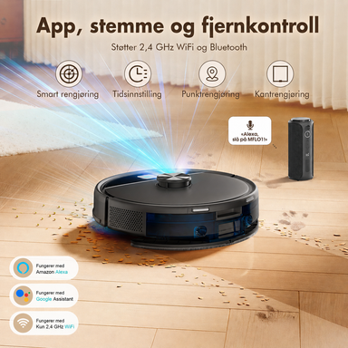 CTL01 styres med app, fjernkontroll eller stemme